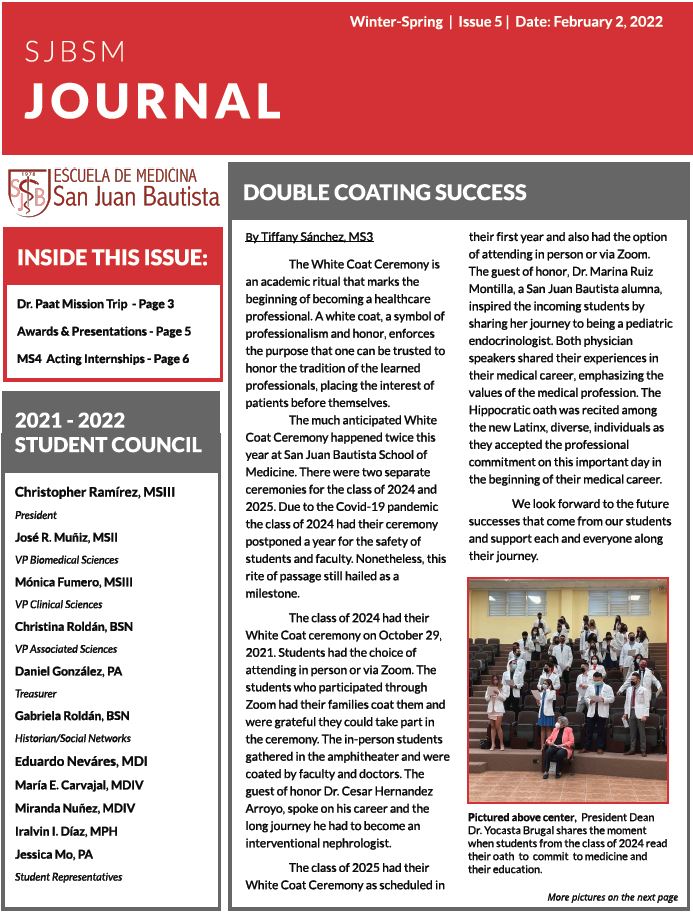 SJBSM Journal Issue #5